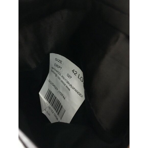 Brooks Brothers 346 Stretch Mens Two Button Blazer Jacket Brown Houndstooth 42 L - Picture 13 of 16